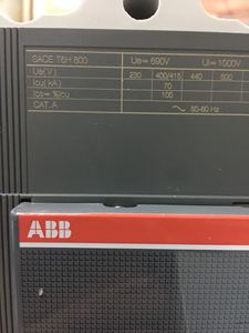 A.B B T6H800 TMA800/4000 8000 FF 3P เซอร์กิตเบรกเกอร์แบบขึ้นรูป 800A - Product Image 1