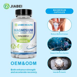 Suplemen Herbal OEM/ODM pabrik mendukung kapsul Magnesium saraf Kesehatan - Product Image 3