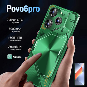 POVA 6 <span class=keywords><strong>Pro</strong></span>, Teléfono Inteligente Android <span class=keywords><strong>13</strong></span>.0 5G de 7.3 Pulgadas, 16GB+1TB, CPU Deca Core, Cámara Trasera de 108MP, LTE, Batería de 8000mAh - Product Image 1