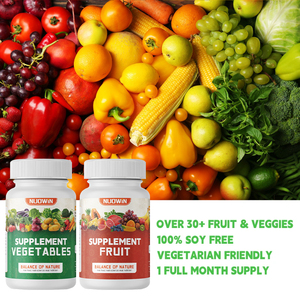 Suplemento multivitamínico para niños Elegible por FSA Otro suplemento sanitario Cápsulas de frutas y verduras Mezcla natural - Product Image 2