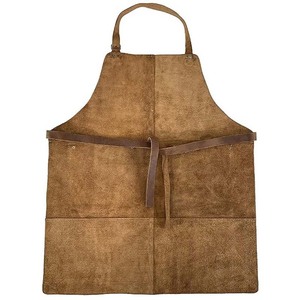 Venta en línea del fabricante superior, delantales de babero de soldadura de último diseño hechos por profesionales en todos los tamaños hechos de uso de limpieza de cuero - Product Image 6
