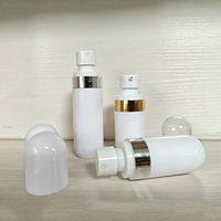 Couleur personnalisée 40ml 60ml 80ml Conteneur de pulvérisation vide en forme de capsule de pilule en plastique PET Bouteilles à pompe de lotion en spray cosmétique