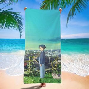 Portable Sun-Protective Quick-Drying Children's Cartoon Totoro Beach Towel Popular Item Summer Cool <b>Bath</b> Outdoor Travel Picnics - Product Image 4
