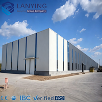 Bâtiment d'entrepôt métallique préfabriqué pour projets de construction industrielle, structure en acier
