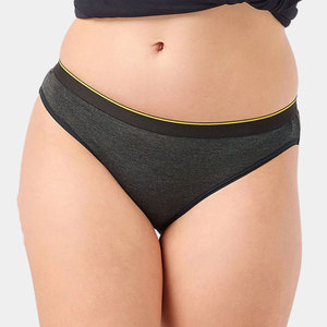 Sous-vêtements pour femmes à taille haute, respirants, en tricot uni, avec logo personnalisé, vente en gros, confortables pour adultes - Product Image 4
