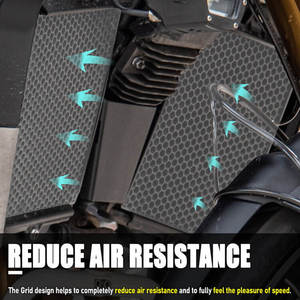XXUN Moto Radiateur Couverture Garde Grill Grille Carénages Refroidisseur Protecteur pour TRIUMPH <span class=keywords><strong>Tiger</strong></span> <span class=keywords><strong>900</strong></span> Rally/GT/<span class=keywords><strong>Tiger</strong></span> 850 <span class=keywords><strong>Sport</strong></span> 21-23 - Product Image 2