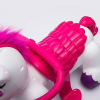 Jouet à roulettes pour bébé, voiture pour enfants, jouets roses pour filles, jouets à roulettes électriques 12v, animaux
