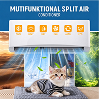 Climatiseur mini-split 12000 BTU avec chauffage, technologie Inverter, 17 SEER2 R32, refroidit les pièces jusqu'à 750 pieds carrés, télécommande