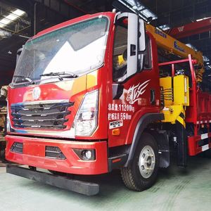 รถบรรทุกติดเครน Sinotruk 6.3 ตัน พร้อมกระบะบรรทุกสินค้าขนาด 5.5 เมตร สำหรับงานก่อสร้างอาคาร - Product Image 3
