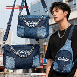 Sac à bandoulière Colefa 2026, neuf, pour jeunes garçons, étudiants, école, sac messager, mode européenne, États-Unis, sac à bandoulière pour femme et homme - Product Image 3