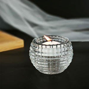 เชิงเทียนแก้วคริสตัล <span class=keywords><strong>baccara</strong></span> หรูหราขนาด4.7ออนซ์เชิงเทียนคริสตัลสวยงามสำหรับตกแต่งบ้านและให้เป็นของขวัญ - Product Image 1