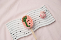 Molde de Silicona 3D para Paletas de Hielo con Diseño de Bambú y Lirios Orientales, Molde Artístico para Helados con Forma de Flor, Herramienta de Grado Alimenticio para Hacer Chocolate Artesanal