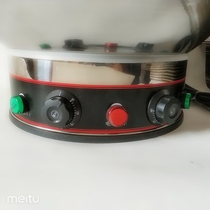 Commercial Electric Hot Pot 58kg Silver Gray With Anti-Dry Burn And Timing Function For Canteens Restaurants Hotels - Product Image 2