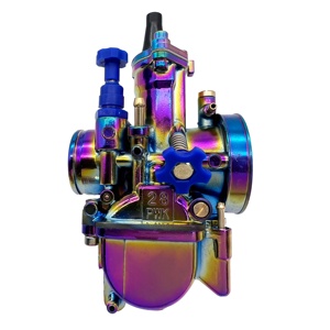 Nuevo <span class=keywords><strong>Carburador</strong></span> Colorido de Aluminio para Motocicleta, <span class=keywords><strong>Motor</strong></span> <span class=keywords><strong>2T</strong></span>/4T, Scooters, Motocross, ATV, 28-34 mm, Power Jet Racing, <span class=keywords><strong>Motor</strong></span> de 250 CC - Product Image 1