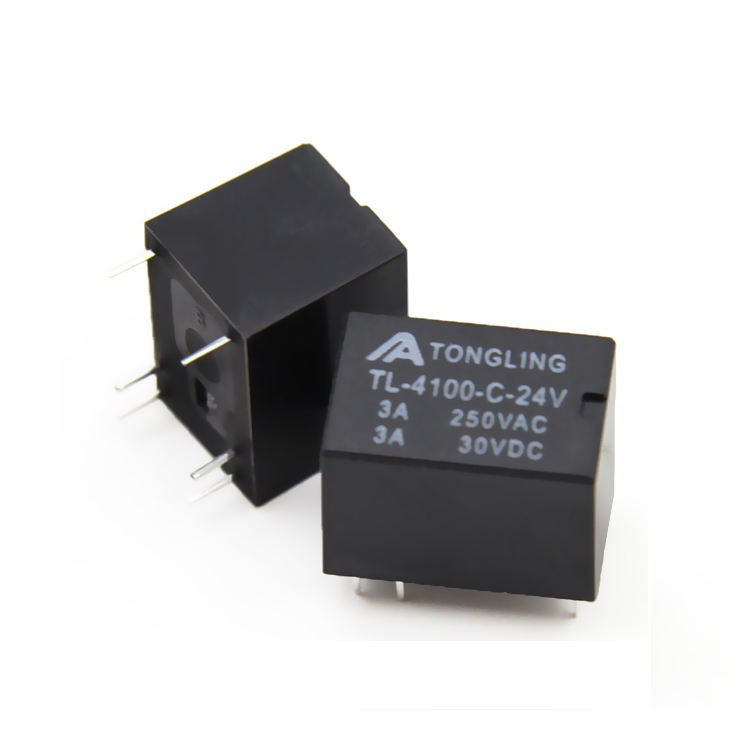 Signal Relay Module Mini 4100 - 24V C 6 Pin Relay Board for PCB Circuit ...
