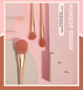 Juego de 10 Brochas de Maquillaje Personalizadas con Diseño de Flor de Cerezo, Pelo Sintético, Virola de Aluminio, para Mujer - Product Image 4
