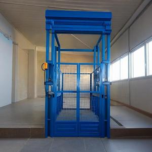 ลิฟต์ขนส่งสินค้าแบบรางคู่ 3 ชั้น 2 ชั้น สำหรับคลังสินค้า ลิฟต์ไฮดรอลิกสำหรับขนส่งสินค้าก่อสร้าง - Product Image 5
