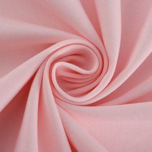 180gsm combed dệt kim 95% Cotton 5% Spandex đàn hồi căng đơn Jersey vải cho đồ lót áo thun quần áo - Product Image 5