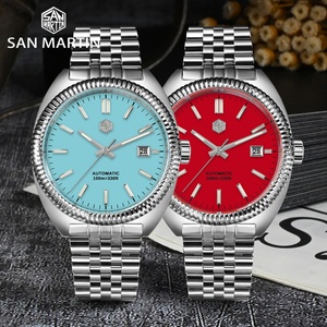 San Martin 40mm Original Design Casual Sport Style Enamel Dial YN55 Luxury Men <b>Automatic</b> Mechanical Watch Sapphire 10ATM BGW-9 - Product Image 3