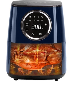 Hot bán Nồi chiên không khí 4L <span class=keywords><strong>menu</strong></span> kỹ thuật số một cảm ứng thông minh dầu ăn miễn phí, Thiết kế thời trang cao cấp tìm kiếm giá trị tốt nhất thiết bị nhà - Product Image 1