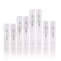 Flacons d'échantillon en verre vides, flacon pulvérisateur de parfum de 1ml 2ml 3ml 5ml 10ml, mini flacon de parfum en verre de poche, vente en gros
