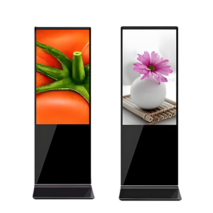 65-inch độ nét cao dọc màn hình kép Máy quảng cáo bền kim loại nhựa đồ họa Mạng hoạt hình SDK - Product Image 1