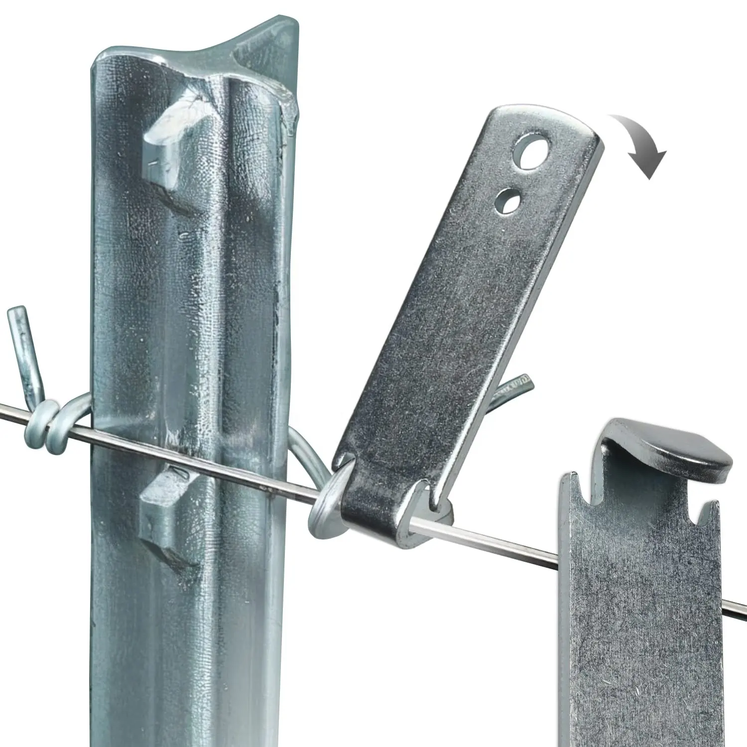 Fence Wire Twister For T Post Clips Time Saver Barb Wire Fence Tools Easy To Use Strong Enough To Twist Any Fencing Wire