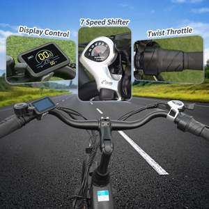 TTGO C3 (HZ-28ST) โครงเหล็ก ดิสก์เบรก มอเตอร์กลางพร้อมเซ็นเซอร์ 7 สปีด สำหรับการเดินทางในเมือง C3 HZ-28ST 36V 25 - Product Image 1