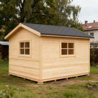 Maison en bois facile à assembler Cabine préfabriquée Petite maison Chalet préfabriqué pour vivre
