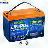 Batterie LiFePO4 12V 120Ah pour Chariot de Golf et Moteur de Pêche à la Traîne, Cycle Profond, CAN Bus, BMS Intelligent, Terminal M8, 6000 Cycles, CE RoHS IP67