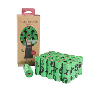 Compostable dùng một lần sinh thái thân thiện Thùng rác rác Pet Dog chất thải poop Túi Dog poop Túi tùy chỉnh in phân hủy sinh học - Product Image 3