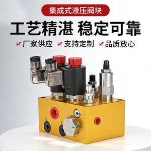 ชุดวาล์วยกของยก 012 บล็อกควบคุมไฮดรอลิกอุตสาหกรรม ความเร็วคู่แบบเร็วและช้า - Product Image 5