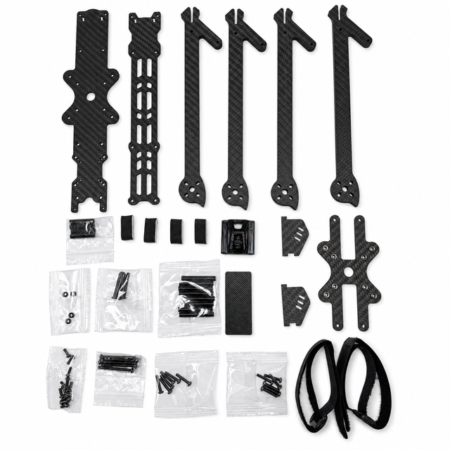 10 Inch Carbon Fiber T300 High Strength FPV Frame Kit with Hardware for DIY Professional Long Range Quadcopter Drones
