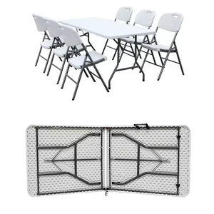 Silla Plegable de Plástico Resistente para Jardín, Diseño Moderno para Fiestas al Aire Libre, Sala de Estar, Comedor y Cocina - Product Image 3