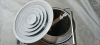 Grilles d'aération rondes en aluminium flexibles anti-corrosion, économiseuses d'énergie, pour l'alimentation/la ventilation, diffuseur d'air de plafond pour la climatisation