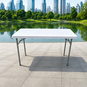 <b>Plastic</b> <b>Table</b> And Chair Set <b>Foldable</b> Outdoor Garden Furniture For Camping Dining Events Modern Design HDPE Material - Product Image 3
