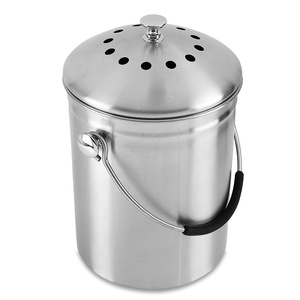 Countertop Compost <b>Bin</b> <b>Kitchen</b> 1.3 Gallon Odorless Composting <b>Bin</b> with Carbon Filters,Indoor Compost <b>Bin</b> with Lid - Product Image 2