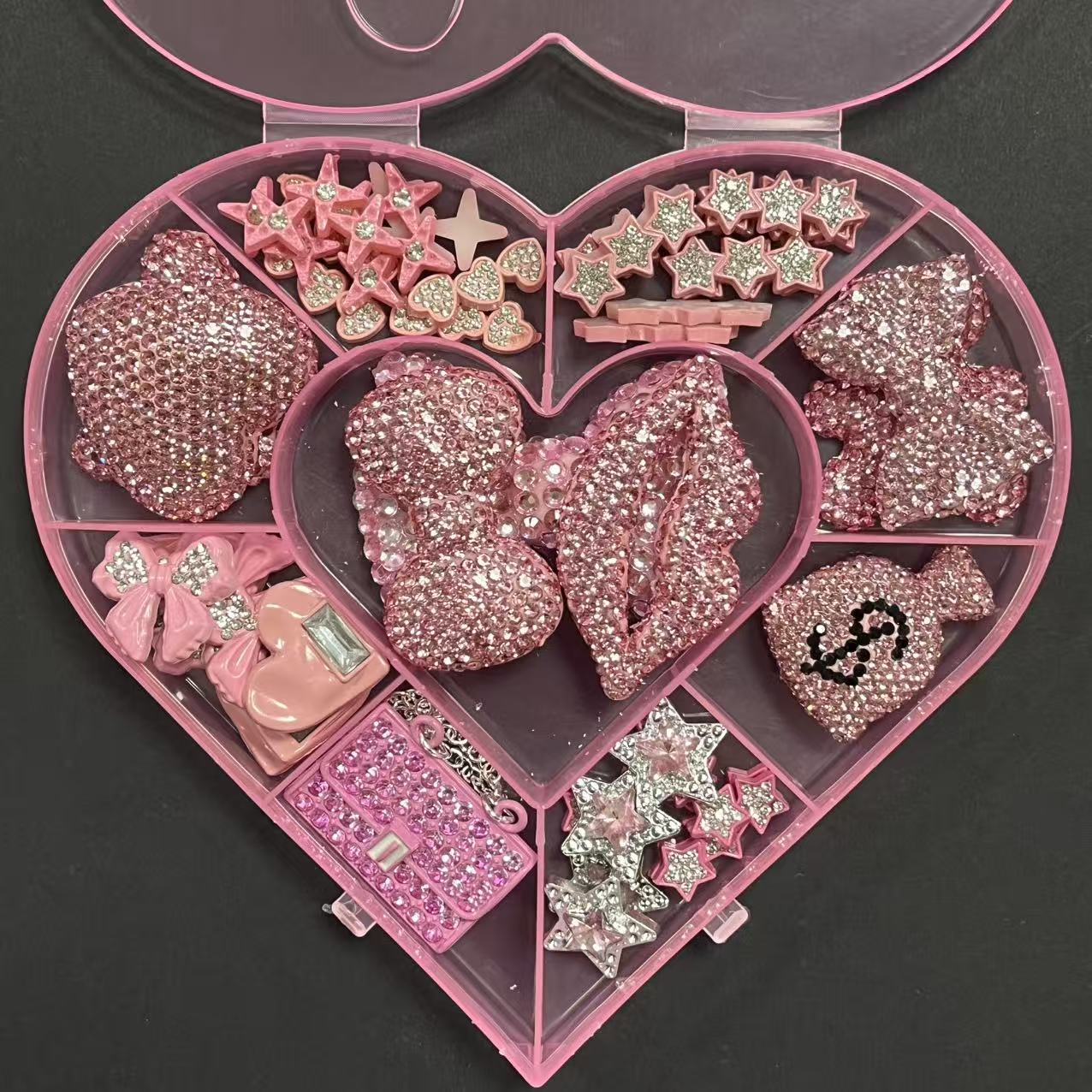 Coque Claire's Pour IPhone 5 - Bling Fleur Rose Avec Perles Blanches