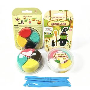 Argile à modeler éducative pour raconter des histoires, cadeau, argile à modeler non toxique séchant à l'air, ensemble pour enfants de 3 ans et plus - Product Image 2