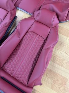 Sièges baquet de luxe sport racing pour voiture, avec panneau en fibre de carbone personnalisé et revêtement en cuir, version améliorée RS pour Audi A3 A4 A5 A6 A7 Q3 Q5 - Product Image 5