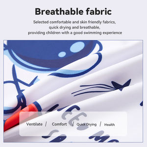 Короткие водонепроницаемые Купальники для мальчиков с мультяшным узором плотные Купальники для детей - Product Image 6
