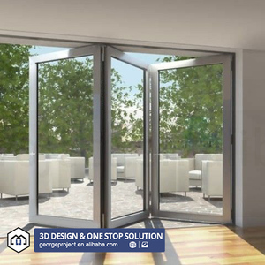 Dự án khu dân cư <span class=keywords><strong>New</strong></span> Zealand cửa sổ và cửa ra vào bằng nhôm trượt gấp cửa với xây dựng trong rèm cửa Bifold - Product Image 2