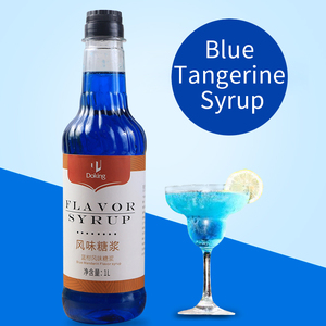 Ingrédients pour Bubble Tea, saveur concentrée de mandarine bleue, <span class=keywords><strong>sirop</strong></span> aromatisé, vente chaude, fabrication OEM Doking - Product Image 2
