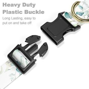 Collar de entrenamiento para perros impermeable con características sostenibles Estampado de poliéster y decoración de cinta - Product Image 3