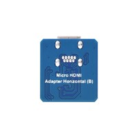 SKU-15101 Waveshare Adaptor Micro HDMI Horizontal B untuk Kabel HDMI DIY, Papan Pengembangan Mikrokontroler, Proyek Sensor IoT