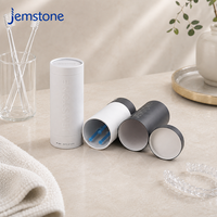 Tube en carton composite de luxe personnalisé avec gaufrage et vernis UV sélectif pour emballage de seringues