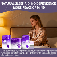 Bandes Dissolvantes Naturelles pour le Sommeil en Marque Blanche, Améliorent la Qualité du Sommeil, Complément Alimentaire, Soutien à l'Équilibre de l'Humeur, Bandes Orales en Film Fin