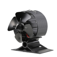 Chauffage domestique écologique d'intérieur, poêle à granulés de bois, mini ventilateur Ecofan à 4 pales, poêle à bois alimenté par la chaleur, ventilateur d'évacuation