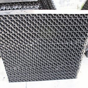 Grille <span class=keywords><strong>d</strong></span>'admission <span class=keywords><strong>d</strong></span>'<span class=keywords><strong>air</strong></span> sans cadre en <span class=keywords><strong>PVC</strong></span> résistant à la corrosion pour tour de refroidissement à flux croisé fermée - Product Image 3