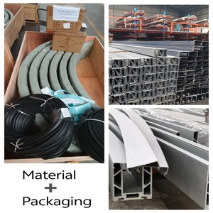 מעקה מרפסת מזכוכית מחוסמת ללא מסגרת בעיצוב VM עם מערכת מעקות זכוכית עם פרופיל אלומיניום בצורת U ותאורת LED - Product Image 5